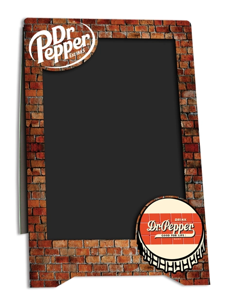 Chalkboard Dimensional A-frame Sidewalk Sign