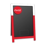 Co-Branded Dimensional A-Frame Chalkboard