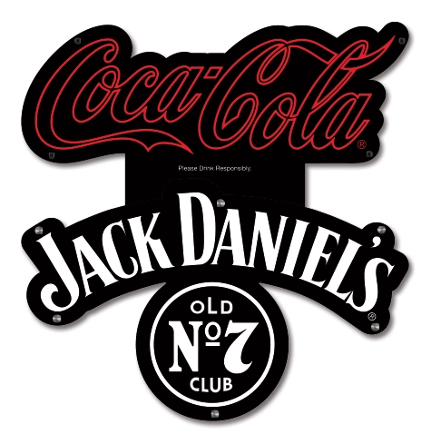 Jack Daniel's - Slim LED Illuminated Sign w/Floating Panel