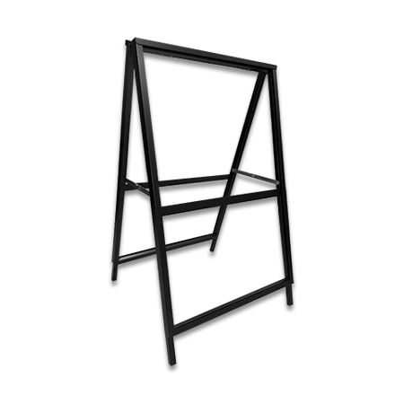 Metal A-Frame Sidewalk Sign - No Inserts Included